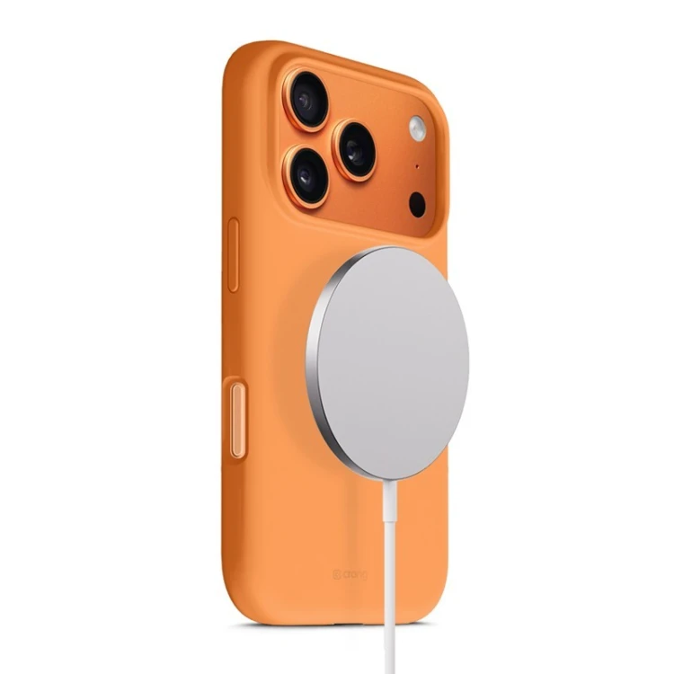 CRONG Etui Color Cover Magnetic iPhone 17 Pro MagSafe Pomarańczowe