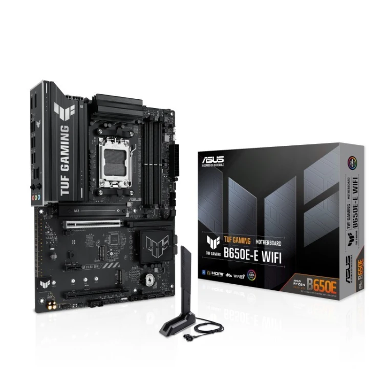 Asus Płyta główna TUF GAMING B650E-E WIFI AM5 4DDR5 HDMI/DP ATX