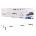LogiLink Stolik do monitora szklany blat, 1000mm
