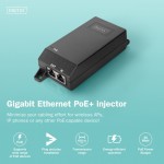 Digitus Zasilacz/Adapter PoE+ 802.3at aktywny max. 55V 30W 10/100/1000Mbps, transmisja do 100m