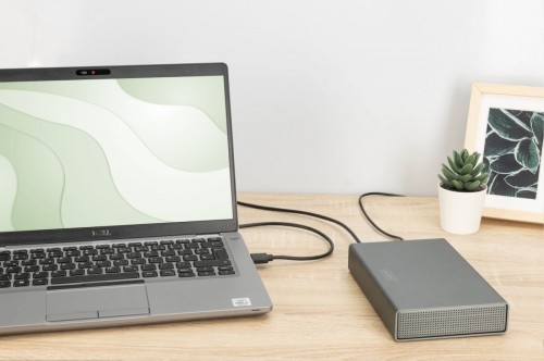 Digitus Obudowa zewnętrzna USB 3.0 na dysk SSD/HDD 3.5" SATA III max. 16 TB z zasilaczem, aluminiowa