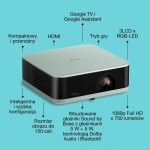 Epson Projektor mini laser EF-61G FHD/700L/5m:1/1.6kg zielony