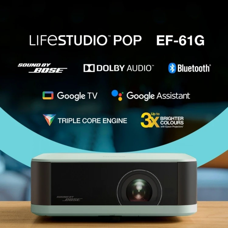 Epson Projektor mini laser EF-61G FHD/700L/5m:1/1.6kg zielony