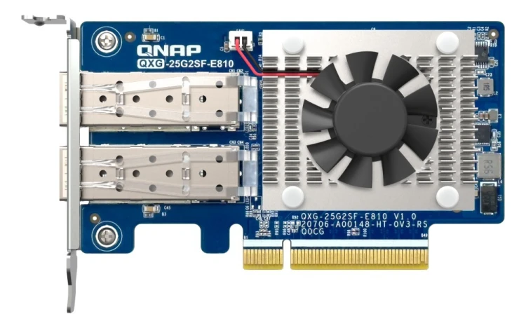 QNAP Karta sieciowa QXG-25G2SF-E810 2 port 25GbE NIC