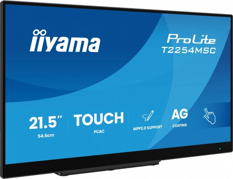 IIYAMA Monitor 24 cale T2254MSC-B2AG  POJ.10PKT.IPS,POWŁOKA AG, 300cd, FHD,  HDMI,DP,2xUSB,7H