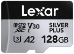 Lexar Karta pamięci microSD 128GB C10 A2 U3 V30 205/150MB/s Silver Plus