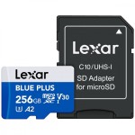 Lexar Karta pamięci microSD 256GB C10 A2 U3 V30 170MB/s Blue Plus