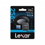 Lexar Karta pamięci microSD 256GB C10 A2 U3 V30 170MB/s Blue Plus