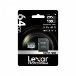 Lexar Karta pamięci microSD 64GB C10 A2 U3 V30 205/100MB/s Silver Plus