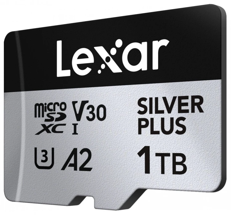 Lexar Karta pamięci microSD 1TB C10 A2 U3 V30 205/150MB/s Silver Plus