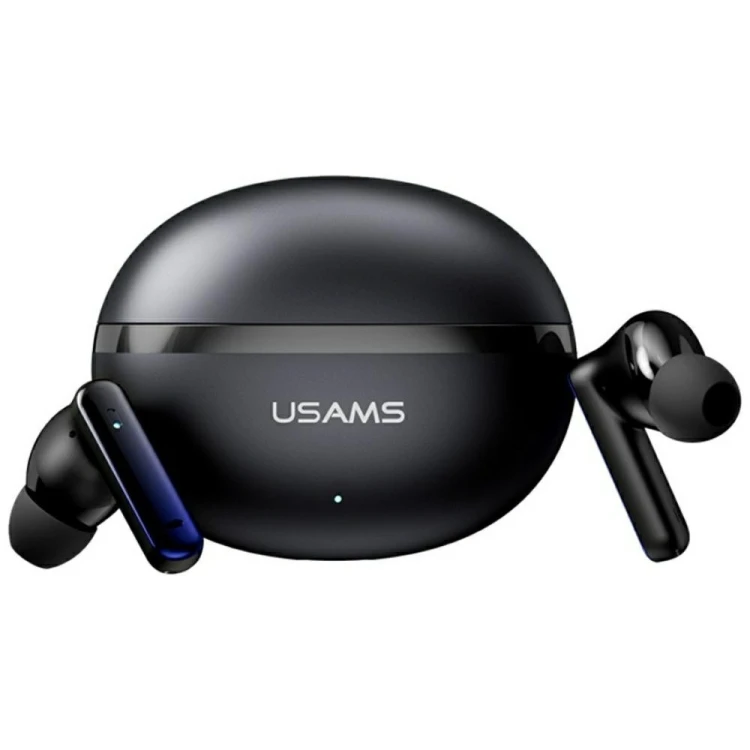 USAMS Słuchawki bluetooth TWS E02 ANC+ENC czarne