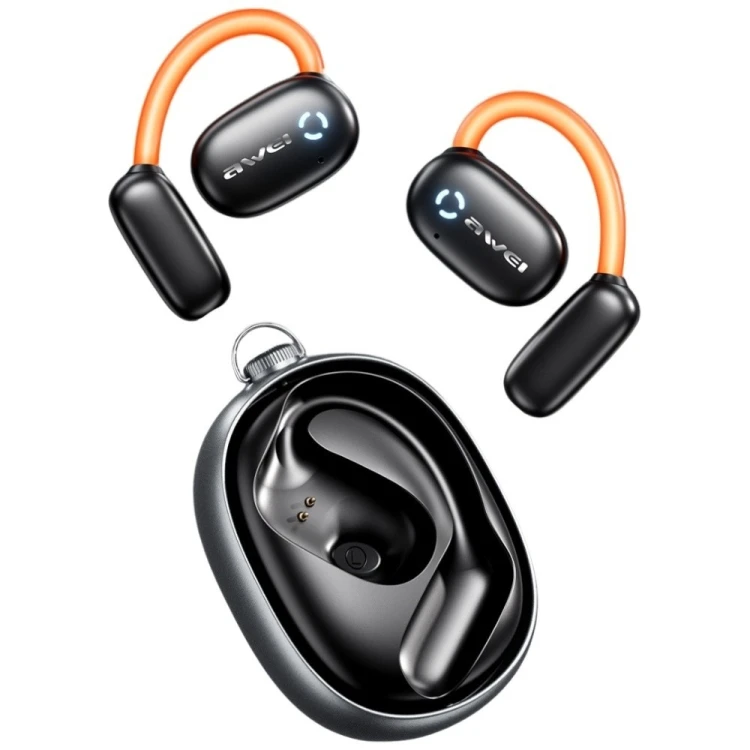 AWEI Słuchawki bluetooth 5.4 TZ13 ANC Spinner czarne