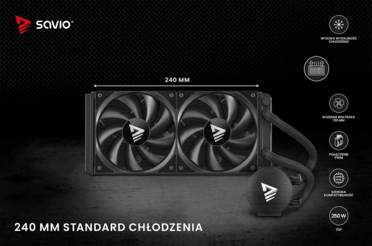 Savio Chłodzenie wodne NOX 240 mm