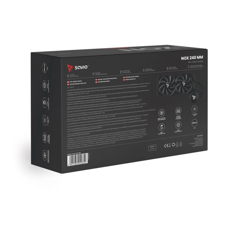 Savio Chłodzenie wodne NOX 240 mm