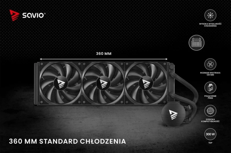 Savio Chłodzenie wodne NOX 360 mm