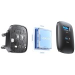 USAMS Ładowarka sieciowa T66 45W GaN CC290 USB-A + USB-C Fast charge