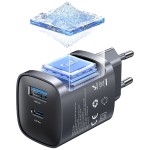 USAMS Ładowarka sieciowa T66 45W GaN CC290 USB-A + USB-C Fast charge