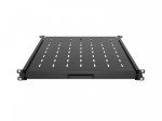 Lanberg Półka wysuwana do szaf rack 19 cali 500mm czarna