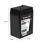 Green Cell Akumulator AGM VRLA 6V 5Ah IP54