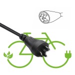 Qoltec Ładowarka Pro do roweru Bosch 36V | 42V | 2A | Bosch plug |      wodoodporna + kabel zasilajšcy