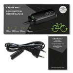 Qoltec Ładowarka Pro do roweru Bosch 36V | 42V | 2A | Bosch plug |      wodoodporna + kabel zasilajšcy