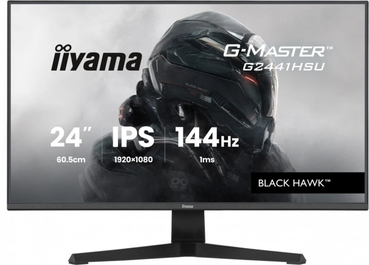IIYAMA Monitor 23,8 cala G2441HSU-B1 IPS,FHD,144Hz,1ms,2xUSB,350cd,HDMI,DP