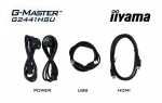 IIYAMA Monitor 23,8 cala G2441HSU-B1 IPS,FHD,144Hz,1ms,2xUSB,350cd,HDMI,DP