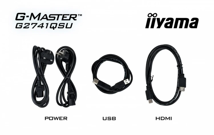 IIYAMA Monitor 27 cali G2741QSU-B1 IPS,QHD,144Hz,1ms,2xUSB                  Adaptive G-SYNC,HDMI,DP,350cd,