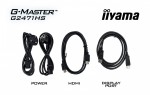 IIYAMA Monitor 23,8 cala G2471HS-B1 Fast IPS,FHD,240Hz,2xHDMI,DP, 350cd,     Adaptive G-SYNC - 1920 x 1080 @48-240Hz  DisplayPort Only
