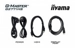 IIYAMA Monitor 27 cali G2771HS-B1 0.4ms,Fast IPS,DP,2xHDMI,240Hz,350cd,    Adaptive G-SYNC - 1920 x 1080 @48-240Hz  DisplayPort Only