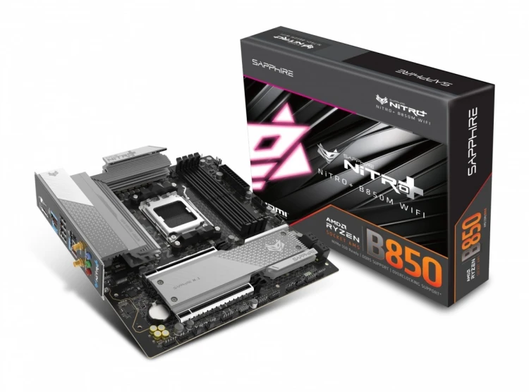 Sapphire Technology Płyta głóna NITRO+ B850M WIFI AM5 4DDR5 mATX