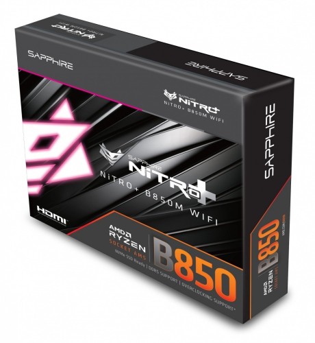 Sapphire Technology Płyta głóna NITRO+ B850M WIFI AM5 4DDR5 mATX