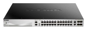 D-Link Przełącznik DGS-3130-30PS 24GE PoE 4SFP+ 2x10