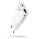 everActive Ładowarka sieciowa SUPER SLIM QC 3.0 20W 1XUSB 1XUSB-C biała SC-340Q