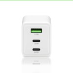 everActive Ładowarka sieciowa GAN QC 4+ 65W 1XUSB 2XUSB-C biała SC-655Q