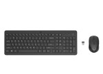HyperX Klawiatura z myszą HP 330 Bezprzewodowa Czarna