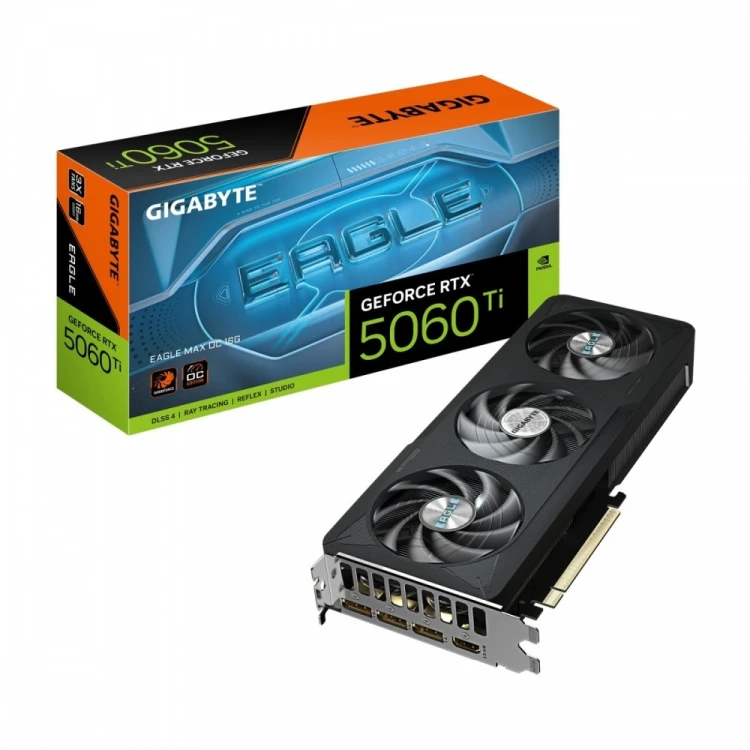 Gigabyte Karta graficzna GeForce RTX 5060 Ti EAGLE MAX OC 16G 128BIT GDDR7 3DP/HDMI