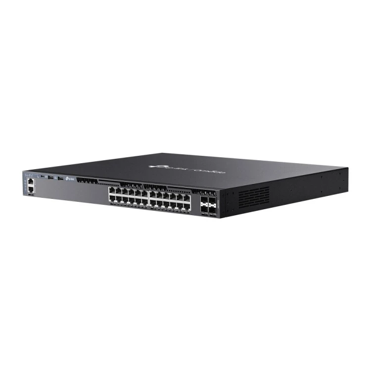 TP-LINK Przełącznik zarządzalny SG6428X Omada 24-Port Gigabit Stackable L3 Managed      Switch with 4 10GE SFP+ Slots