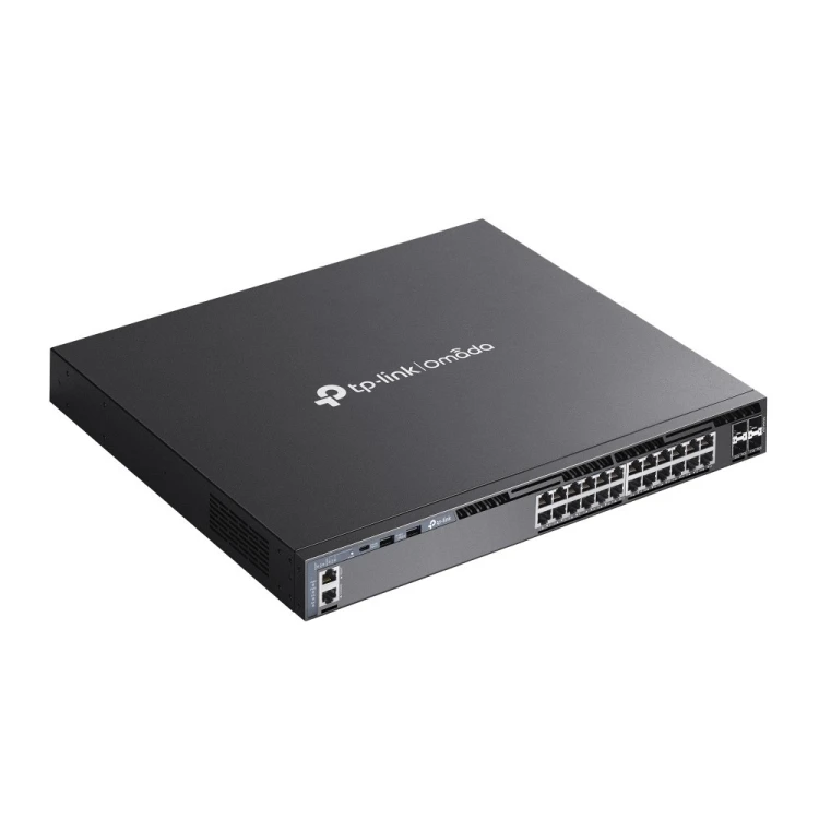 TP-LINK Przełącznik zarządzalny SG6428X Omada 24-Port Gigabit Stackable L3 Managed      Switch with 4 10GE SFP+ Slots