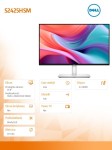 Dell Monitor S2425HSM 23.8 cala LED IPS/1920x1080/2X HDMI/3Y