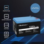 Qoltec Akumulator LiFePO4 litowo-żelazowo-fosforanowy | 12.8V | 10Ah |  128Wh | BMS
