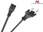 Maclean Kabel zasilający ósemka 2 pin 1,5M wtyk EU MCTV-809