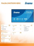 IIYAMA Monitor 43 cale LH4375UHS-B2AG,24/7,IPS,ANDROID.11,4K, WiFi,          iiSignage2, FailOver, EShare, 24/7, full daisy chain