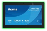 IIYAMA Monitor 16 cali TW1625LASC-B3PNR ANDROID 14,FHD,10PKT,450cd,2x2W,    4xUSB, 1xUSB-C,RJ45, MIC, RK3567, 4/32GB, LED lightbar, iiSign2, NFC, 24/7