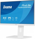 IIYAMA Monitor 22 cale XUB2293HSU-W7 IPS, 100Hz, Pivot, HAS(150mm), 300cd,   BIAŁY