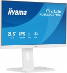 IIYAMA Monitor 22 cale XUB2293HSU-W7 IPS, 100Hz, Pivot, HAS(150mm), 300cd,   BIAŁY