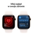 Apple Watch Series 11 GPS + Cellular koperta 46 mm z tytanu w kolorze złotym, pasek sportowy w kolorze łagodnego różu - rozmiar S/M