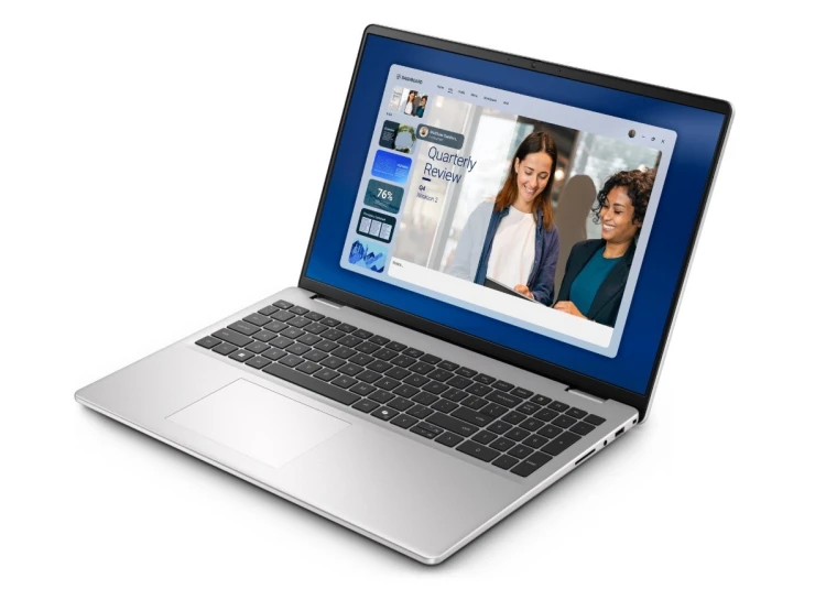 Dell Laptop Dell 16 DC16256 W11P R5-220|16GB|512GB|AMD Radeon|FgrPr|WLAN+BT|16.0 FHD+|Backlit Kb|4C|65W|3YPS Platinum Silver (Metal)
