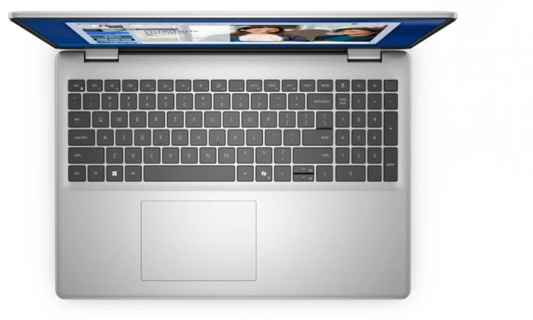 Dell Laptop Dell 16 DC16256 W11P R7-350|32GB|1TB|AMD Radeon|FgrPr|WLAN+BT|16.0 FHD+|Backlit Kb|4C|65W|3YPS Platinum Silver (Metal)