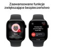 Apple Watch Series 11 GPS + Cellular, koperta 46 mm z tytanu w kolorze naturalnym, pasek sportowy w kolorze górskiej szarości - rozmiar M/L